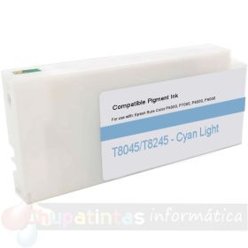 Epson T8045/T8245 Cian Light Cartucho de Tinta Pigmentada Genérico - Reemplaza C13T804500/C13T824500