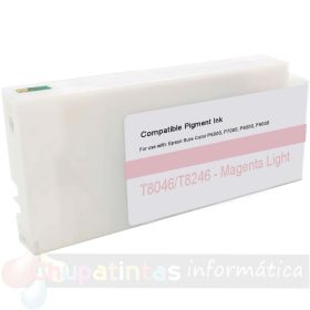 Epson T8046/T8246 Magenta Light Cartucho de Tinta Pigmentada Genérico - Reemplaza C13T804600/C13T824600