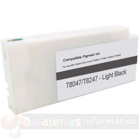 Epson T8047/T8247 Negro Light Cartucho de Tinta Pigmentada Genérico - Reemplaza C13T804700/C13T824700