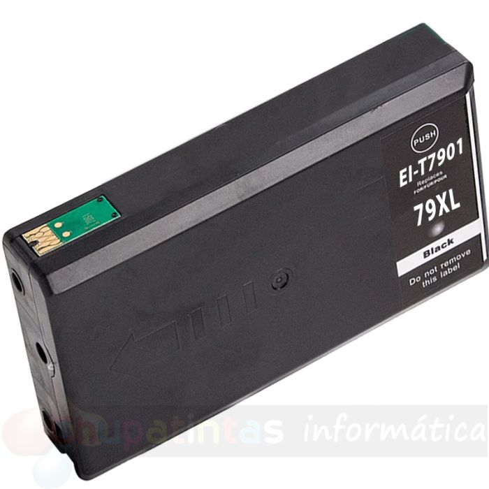 Epson T7901/T7911 (79XL) Negro Cartucho de Tinta Generico - Reemplaza C13T79014010/C13T79114010