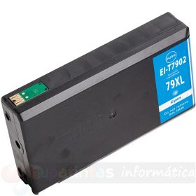 Epson T7902/T7912 (79XL) Cian Cartucho de Tinta Genérico - Reemplaza C13T79024010/C13T79124010