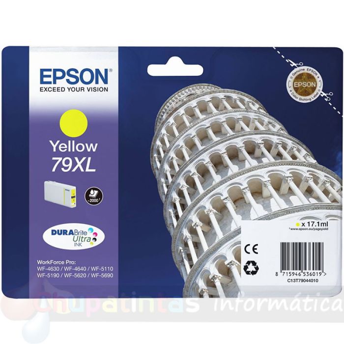Epson T7904 (79XL) Amarillo Cartucho de Tinta Original - C13T79044010