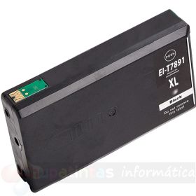 Epson T7891/T7901/T7911 Negro Cartucho de Tinta Generico - Reemplaza C13T789140/C13T79014010/C13T79114010