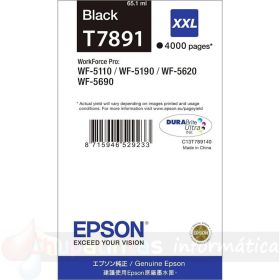 Epson T7891 Negro Cartucho de Tinta Original - C13T789140-1