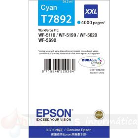 Epson T7892 Cian Cartucho de Tinta Original - C13T789240-1