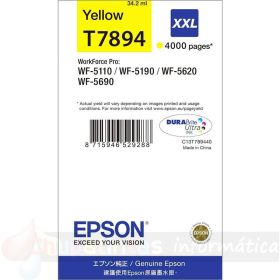 Epson T7894 Amarillo Cartucho de Tinta Original - C13T789440-1