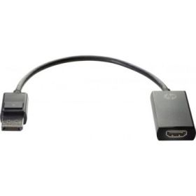 HP Adaptador DisplayPort a HDMI - Resolucion 4K - Conector DisplayPort Macho a HDMI Hembra - Diseño Compacto y Portátil