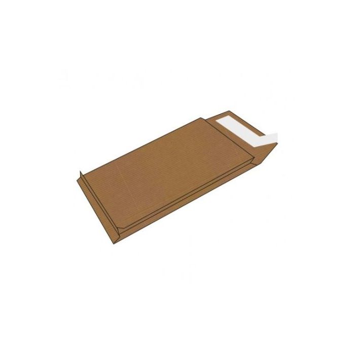 Sam Pack de 250 Sobres Fuelle Tres Lados de Papel Kraft 120grs - Medidas 229x324mm - Autoadhesivo con Tira de Silicona - Color M