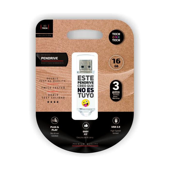 TechOneTech Memoria USB 2.0 16GB (Pendrive)