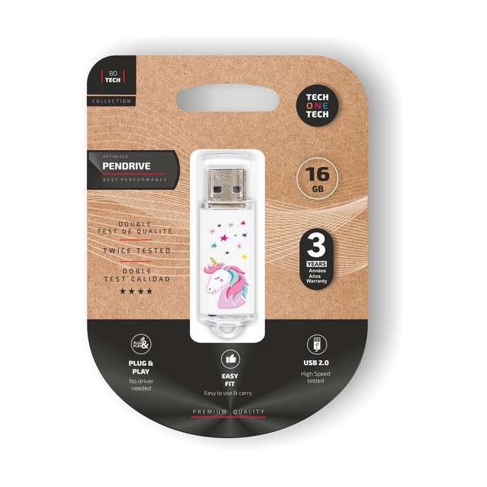 TechOneTech Unicornio Dream Memoria USB 2.0 16GB (Pendrive)