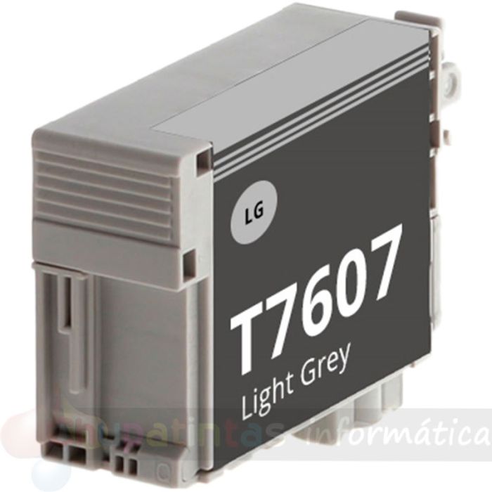 Epson T7607 Negro Light Cartucho de Tinta Pigmentada Genérico - Reemplaza C13T76074010