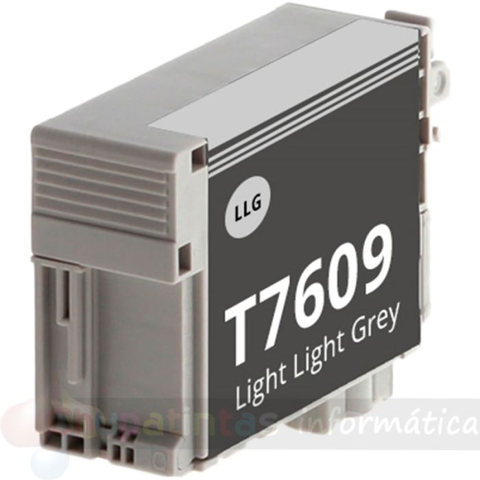 Epson T7609 Negro Light Light Cartucho de Tinta Pigmentada Genérico - Reemplaza C13T76094010