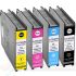 Epson T755-Serie Pack Ahorro 4 Cartuchos de Tinta Genéricos: T7551/T7552/T7553/7554