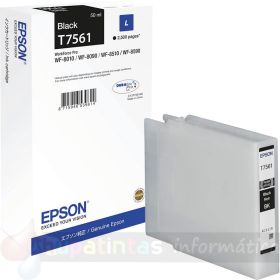 Epson T7561 Negro Cartucho de Tinta Original - C13T756140