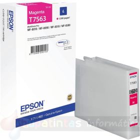 Epson T7563 Magenta Cartucho de Tinta Original - C13T756340