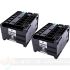 Epson T7441 Negro Pack 2 Cartuchos de Tinta Pigmentada Genéricos - Reemplaza C13T74414010