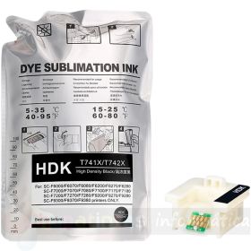 Epson T741X Negro de Alta Densidad Bolsa de Tinta de Sublimación Genérica - Reemplaza C13T741X00