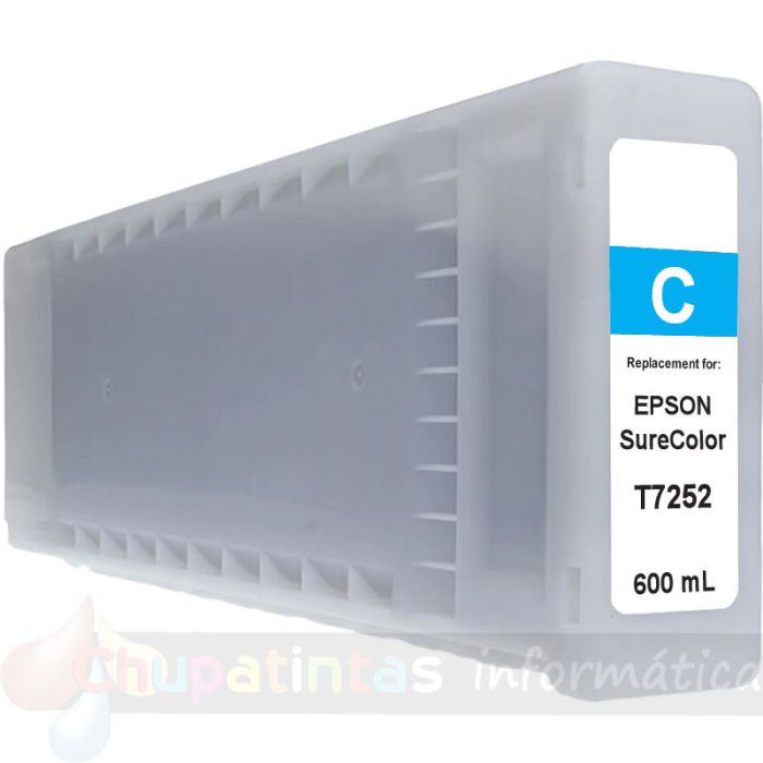 Epson T7252 Cian Cartucho de Tinta Genérico - Reemplaza C13T725200