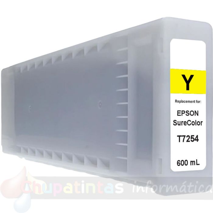 Epson T7254 Amarillo Cartucho de Tinta Genérico - Reemplaza C13T725400