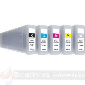 Epson T725-Serie Pack de 5 Cartuchos de Tinta Genéricos: T7251/T7252/T7253/T7254/T725A