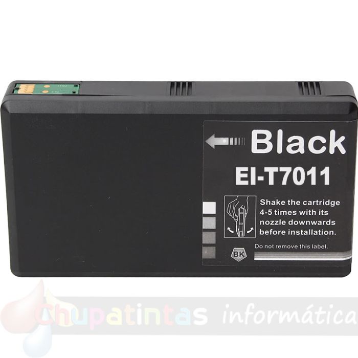 Epson T7011/T7021/T7031 Negro Cartucho de Tinta Genérico - Reemplaza C13T70114010/C13T70214010/C13T70314010