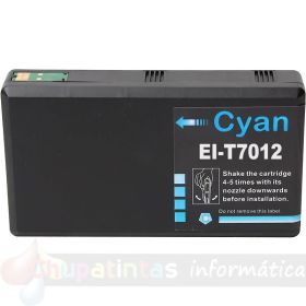 Epson T7012/T7022/T7032 Cian Cartucho de Tinta Genérico - Reemplaza C13T70124010/C13T70224010/C13T70324010
