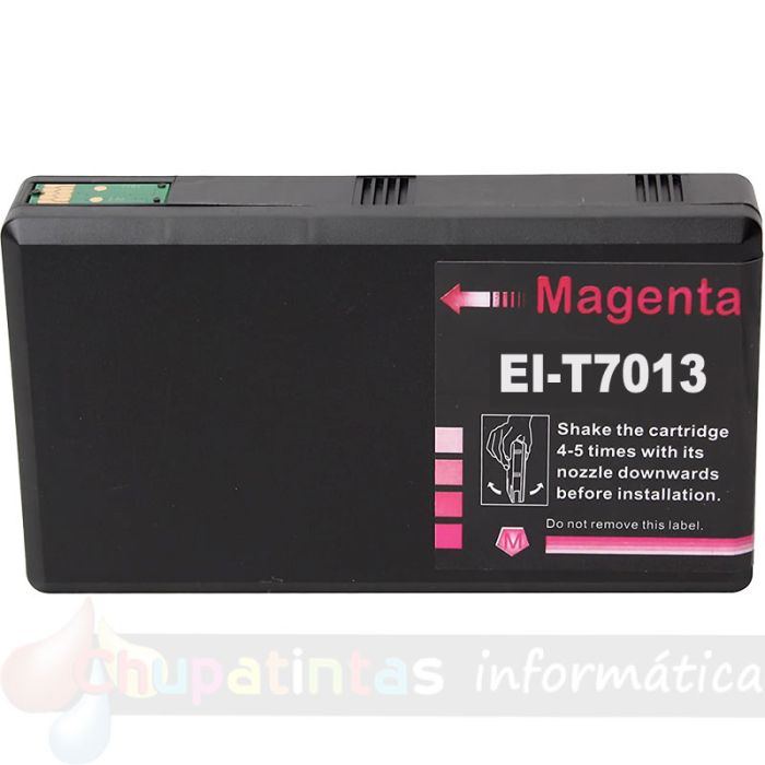Epson T7013/T7023/T7033 Magenta Cartucho de Tinta Genérico - Reemplaza C13T70134010/C13T70234010/C13T70334010