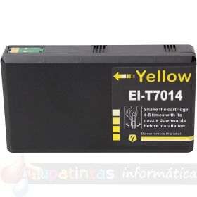 Epson T7014/T7024/T7034 Amarillo Cartucho de Tinta Genérico - Reemplaza C13T70144010/C13T70244010/C13T70344010