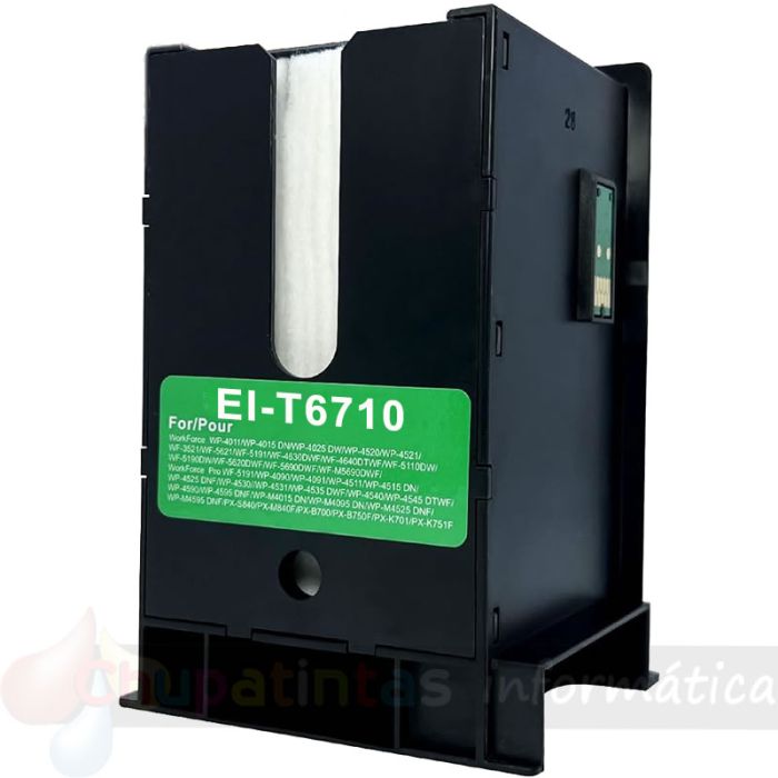 Epson T6710 Tanque de Mantenimiento Genérico - Reemplaza C13T671000