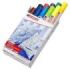 Edding 4500 Pack de 10 Rotuladores Permanentes para Textil - Punta Redonda - Trazo 2-3mm - Olor Neutro - Secado Rapido - Colores