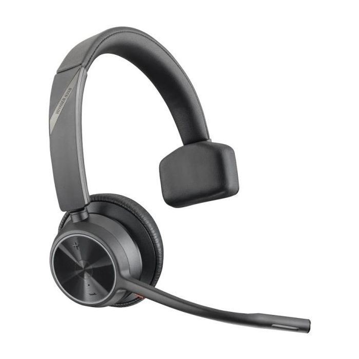 HP Poly Voyager 4310 Auricular Monoaural con Microfono con Dongle Bluetooth BT700 - USB-A - Color Negro