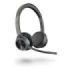 HP Poly Voyager 4320 Auriculares con Microfono con Dongle Bluetooth BT700 - USB-C - Color Negro
