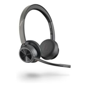 HP Poly Voyager 4320 Auriculares con Microfono con Dongle Bluetooth BT700 - USB-C - Color Negro