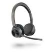HP Poly Voyager 4320 Auriculares con Microfono con Dongle Bluetooth BT700 - USB-C - Color Negro