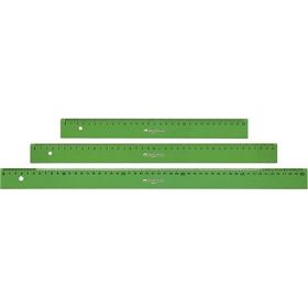 Faber-Castell Regla Tecnica Recta 20cm - Color Verde Transparente