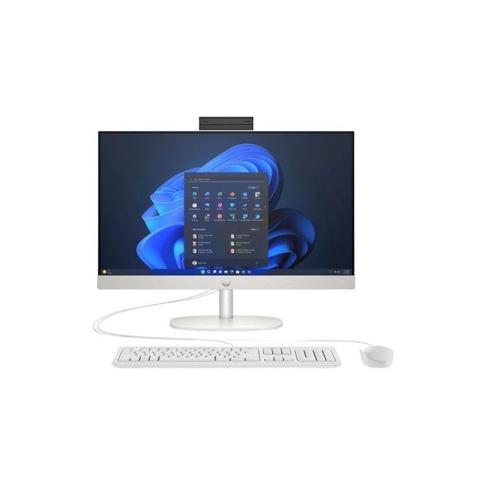 HP ProOne 240 G10 All-in-One Intel Core i5-1334U - 8GB DDR4 - 256GB SSD - 23.8  FHD - Color Blanco + Teclado QWERTY (ES) y Raton