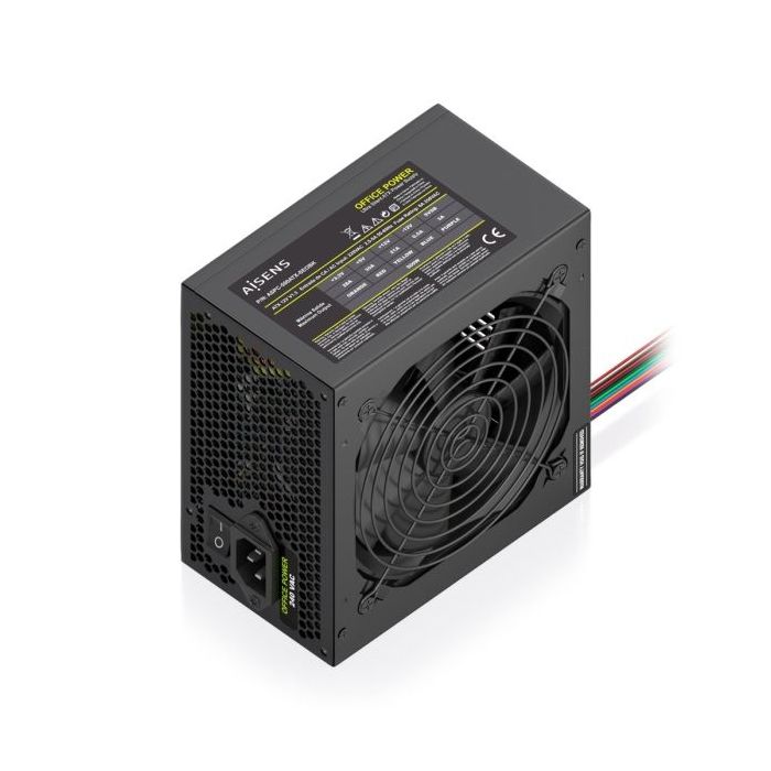 Aisens ASPC-500ATX-SEOBK Fuente de Alimentacion 500W ATX - Ventilador 120mm - OEM - Color Negro