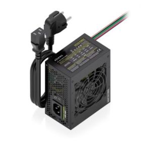 Aisens ASPC-500SFX-PSEBK Fuente de Alimentacion 500W SFX - Ventilador 80mm - OEM - Cable de Alimentacion Incluido - Color Negro