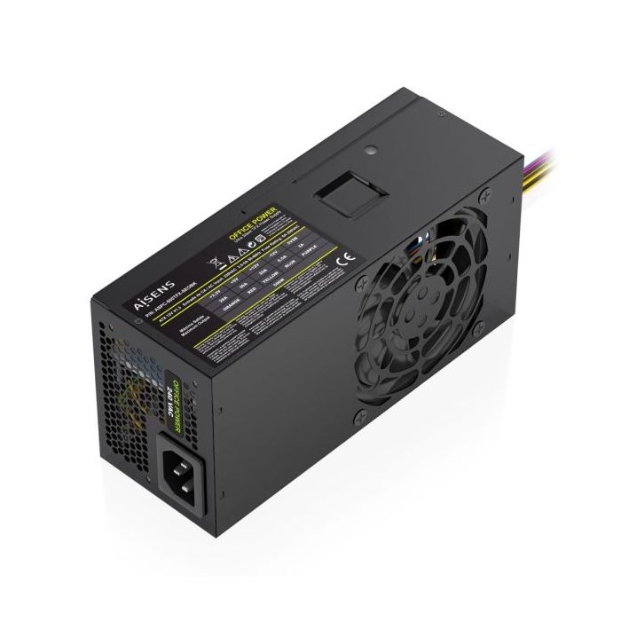 Aisens ASPC-500TFX-SEOBK Fuente de Alimentacion 500W TFX - Ventilador 80mm - OEM - Color Negro