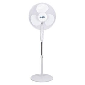 Avant Ventilador de Pie 45W 3 Aspas - 3 Velocidades - Mando a Distancia - Funcion Oscilante - Cabezal Inclinable - Color Blanco