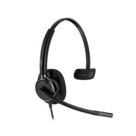 HP Poly Mission 415 Classic Auricular Monoaural con Microfono - Almohadilla Acolchada - Controles en Cable