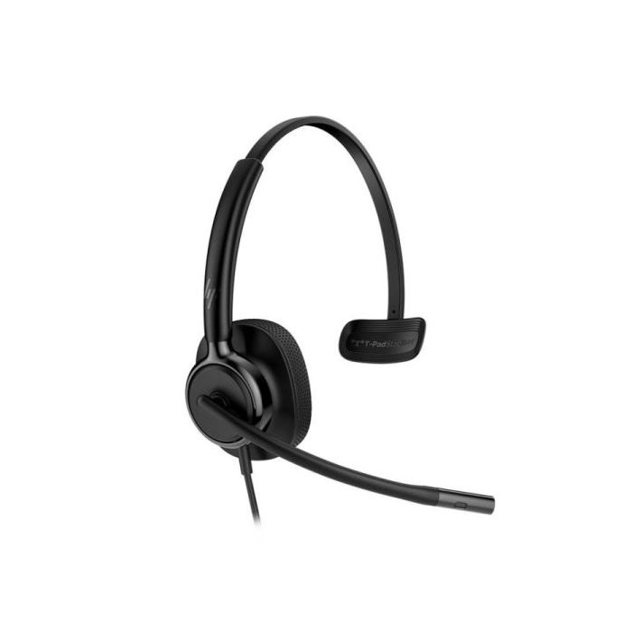 HP Poly Mission 415 Auricular Monoaural con Microfono - Almohadilla Polipiel Acolchada - Controles en Cable
