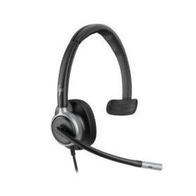 HP Poly Mission 615 Auricular Monoaural con Microfono - Almohadilla Polipiel Acolchada - Controles en Cable