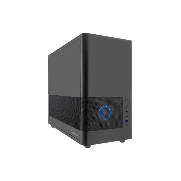 Coolbox MP2 Caja Torre MicroATX - Tamaño Disco Soportado 3.5 , 2.5  - USB-A 3.2 Gen1, USB-C 3.2, USB-A 2.0 Gen1 y Audio HD - Ful