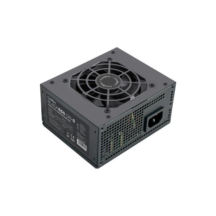 CoolBox BLACK550 GR-S Fuente de Alimentacion 550W SFX - Ventilador 80mm - Color Negro