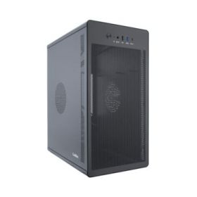 Coolbox M100 Caja Torre MicroATX - Tamaño Disco Soportado 3.5 , 2.5  - USB-A 3.2 Gen1, USB-C 3.2, USB-A 2.0 Gen1 y Audio HD - Fu