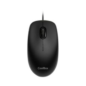 Coolbox U01 Raton USB - Ambidiestro - 1600 DPI - Sensor Optico - Color Negro