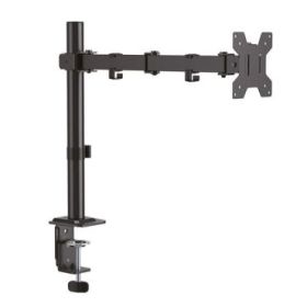 Cromad Soporte de Mesa con Brazo Articulado para Monitor de 17 -32  - Giratorio, Inclinable y Extensible - Gestion de Cables - P