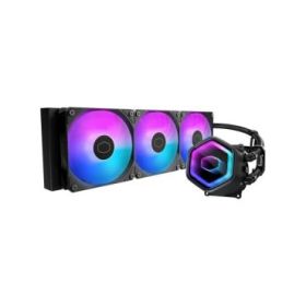 Cooler Master Masterliquid 360 Core II ARGB Kit de Refrigeracion Liquida - Ventiladores Preinstalados - Iluminacion Espejo Infin