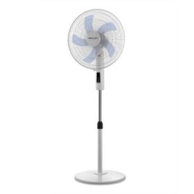 Orbegozo SF 1240 Ventilador de Pie - 3 Velocidades - 45W - Gran Caudal de Aire - Funcion Oscilante - Cabezal Inclinable - Altura